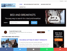 Tablet Screenshot of easybedandbreakfasts.co.uk